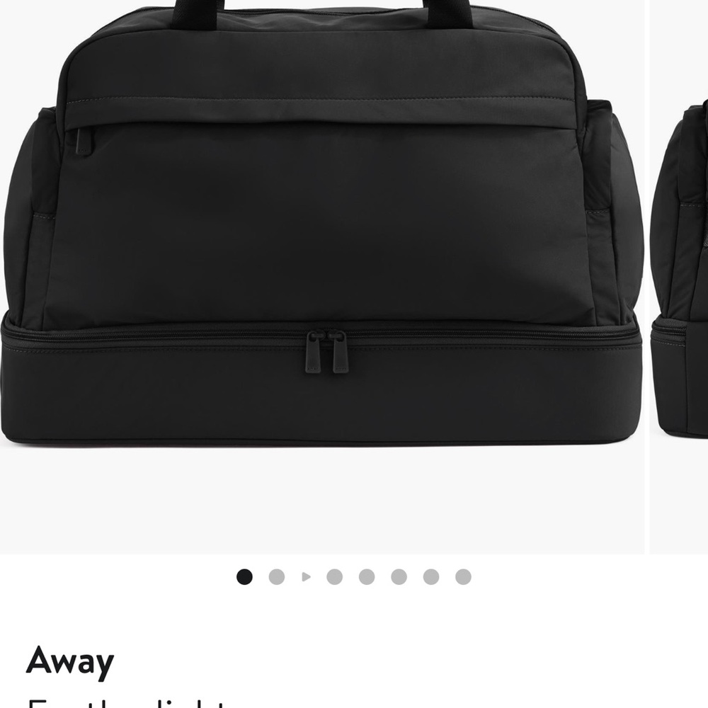 Away Women's Black Travel Bag